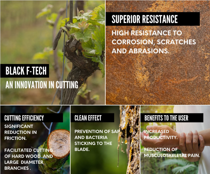 FELCO 2 Replacement Blade 2/3 F-Tech coated blade