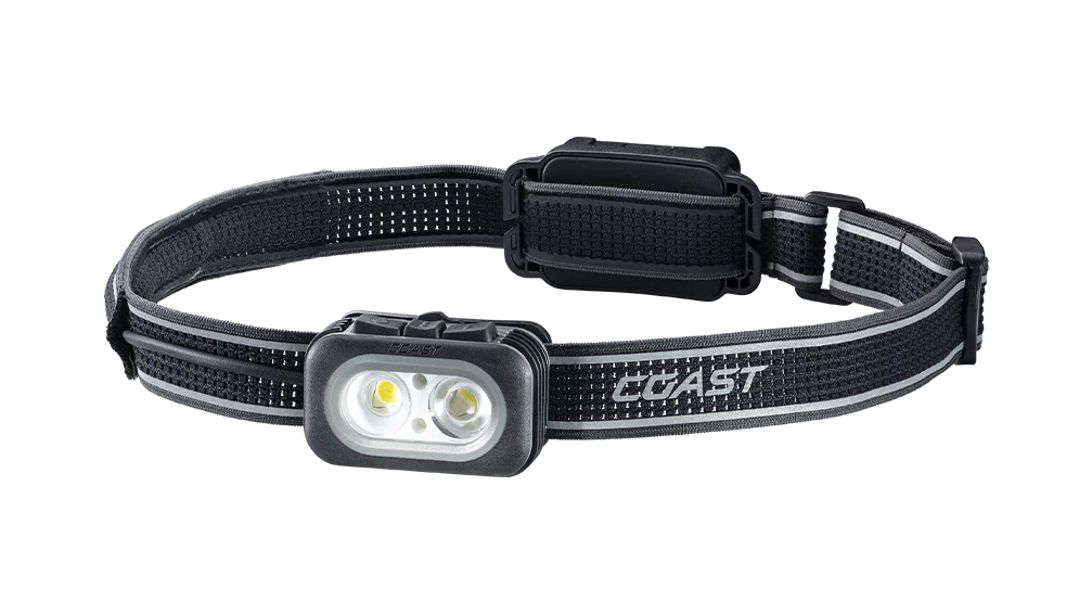 COAST RL5 Headlamp 3 AAA Batteries 550 Lumens Water/Dust Resistant