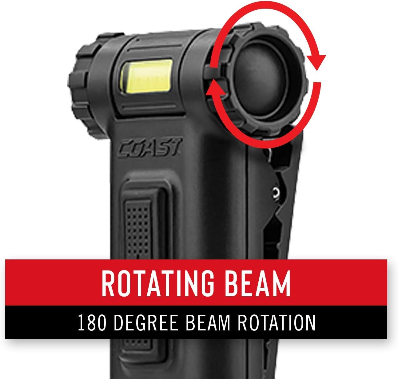 COAST HX4 Clip/Magnetic Light  80 Lumens Dual Color (Red/White)