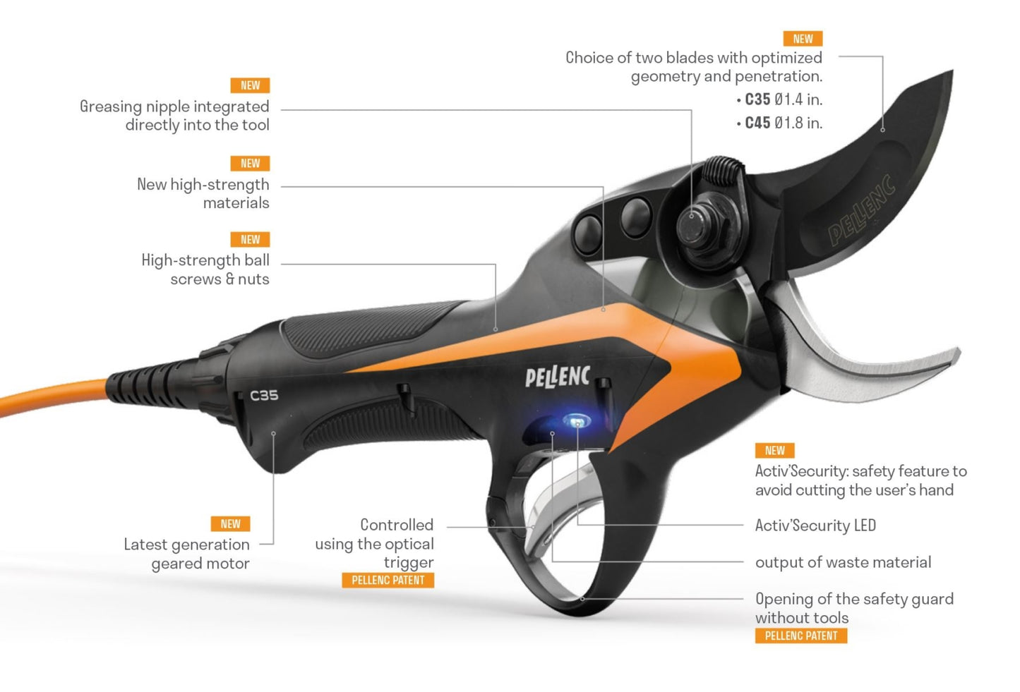 Pellenc Vine Pruning Shears Model C35