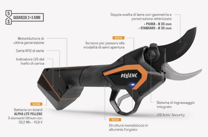 Pellenc Cordless Vine Pruning Shears Model C3X    "NEW MODEL"