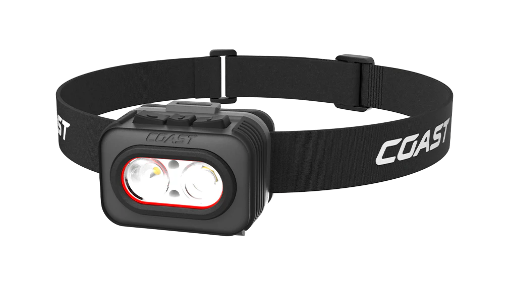 COAST RL5 Headlamp 3 AAA Batteries 550 Lumens Water/Dust Resistant
