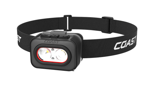 COAST RL5 Headlamp 3 AAA Batteries 550 Lumens Water/Dust Resistant