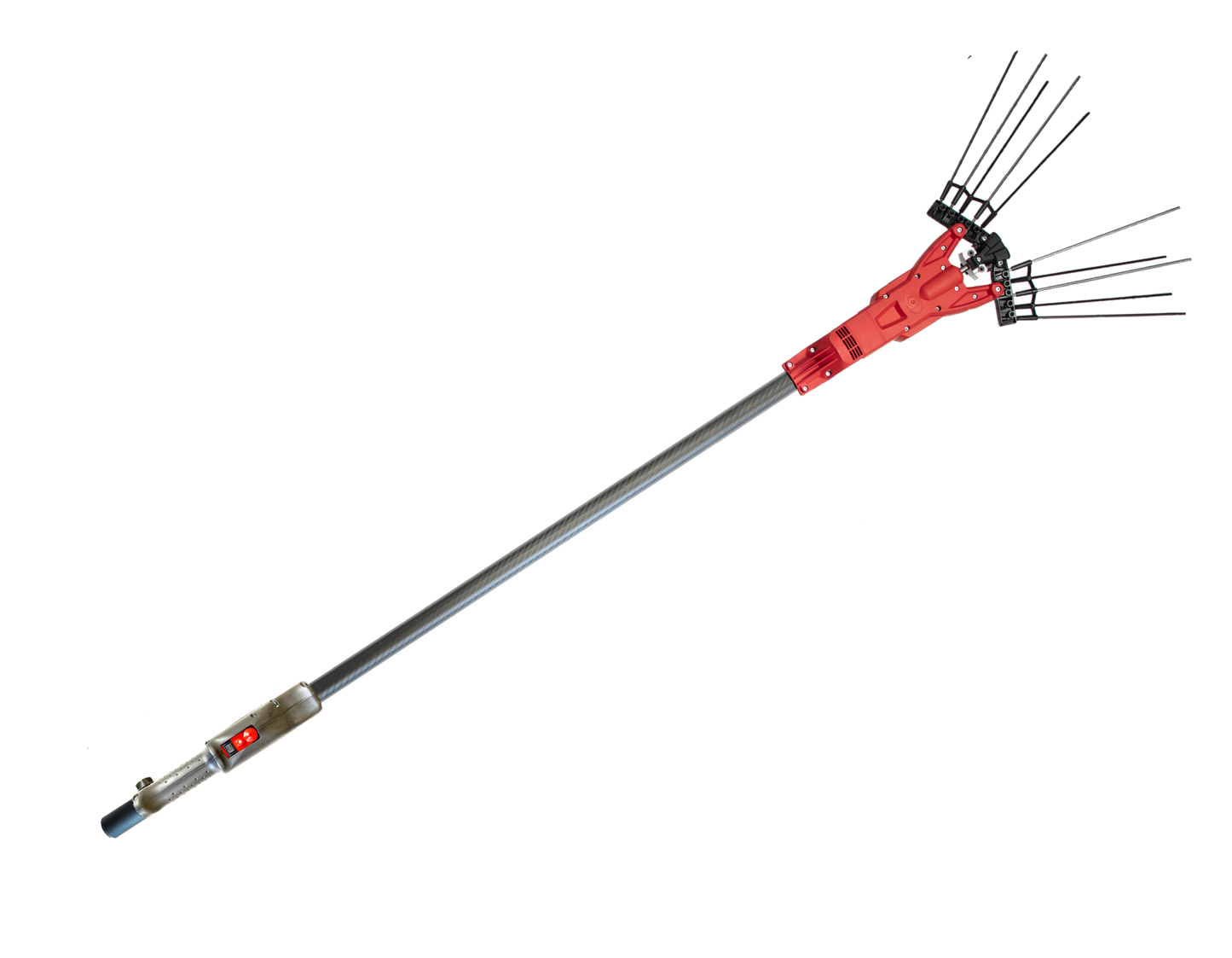 Electric Olive Harvest Rake NAOMI Premium with Carbon Telescopic Tube