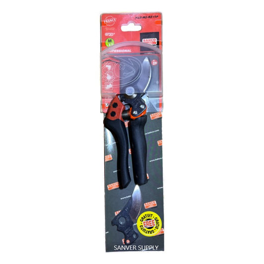 Bahco PXR-M2 Ergo Pruner Rot Handle M Size FREE Blade