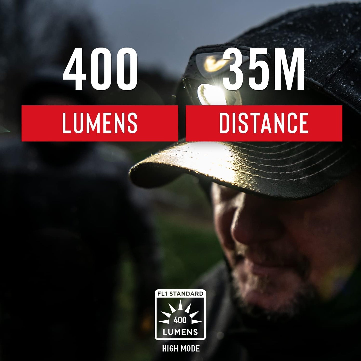 COAST Polysteel 60 Headlamp 3 AAA Batteries 400 Lumens