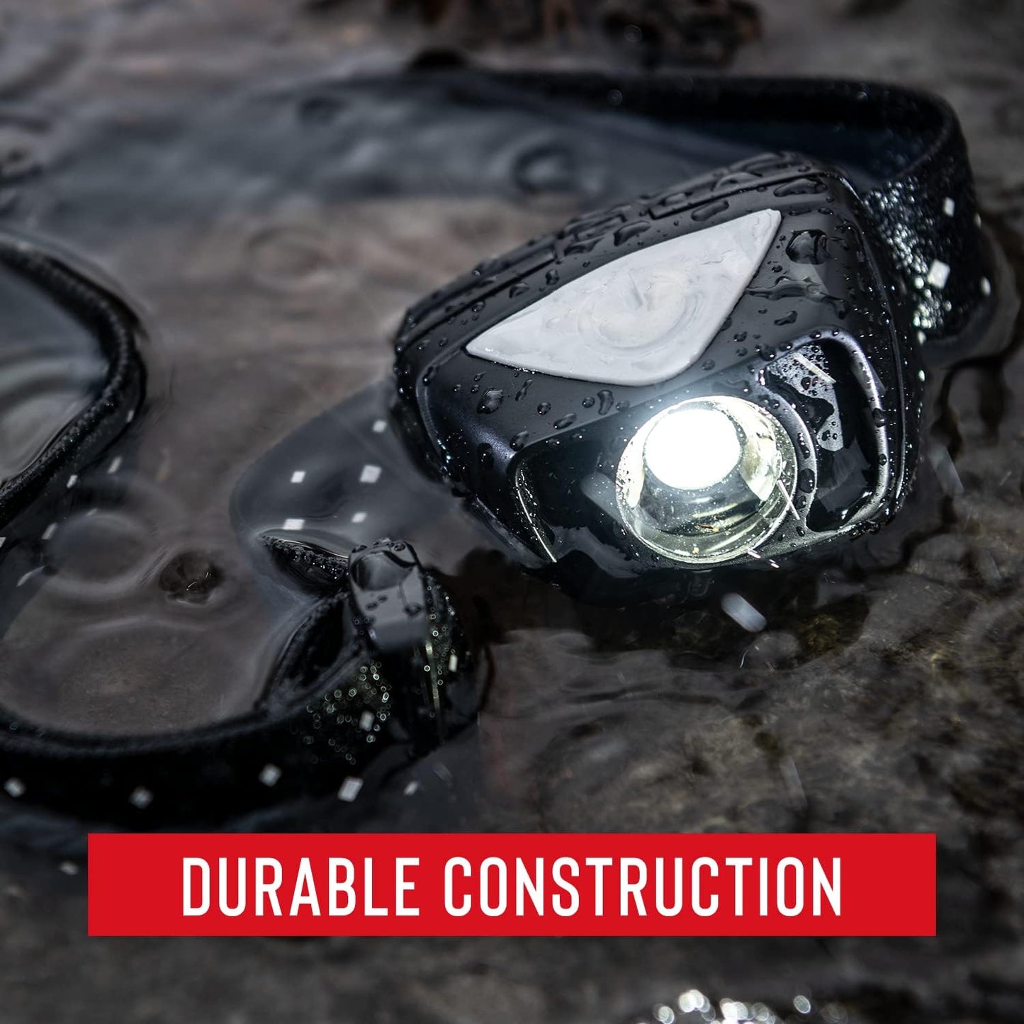 COAST Polysteel 60 Headlamp 3 AAA Batteries 400 Lumens