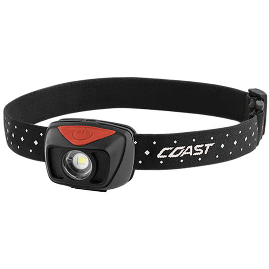 COAST Polysteel 60 Headlamp 3 AAA Batteries 400 Lumens