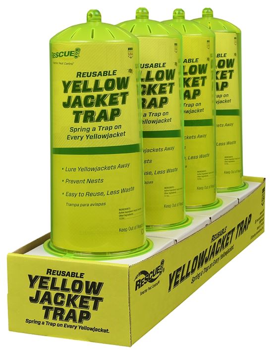RESCUE! Yellow Jacket Traps, Reusable YJTR (Pack of 4)