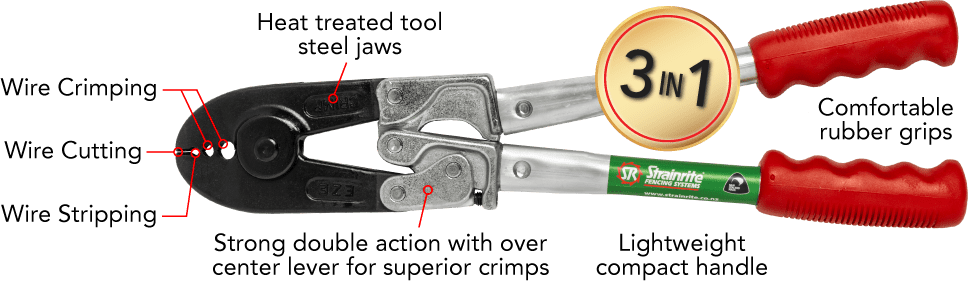 Strainrite EzeCrimp 3in1 Fencing Tool