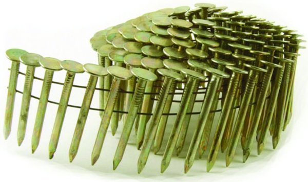 Interchange 16030 1-1/4" x 0.120 Electro-Galvanized Diamond Coil Roofing Nail (7.2M)