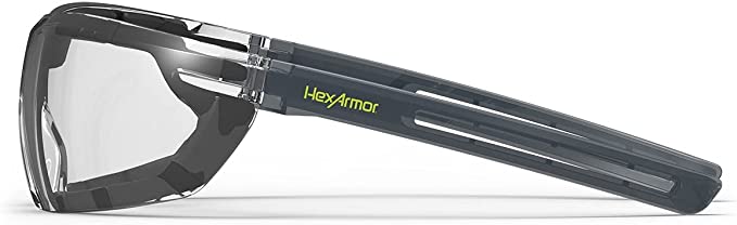 HexArmor Safety Glasses LT400G TruShield Anti-Fog Anti-Scratch