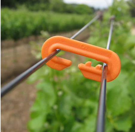 Vineyard Catch Clips C-Clips Orange (Bag 1,000)