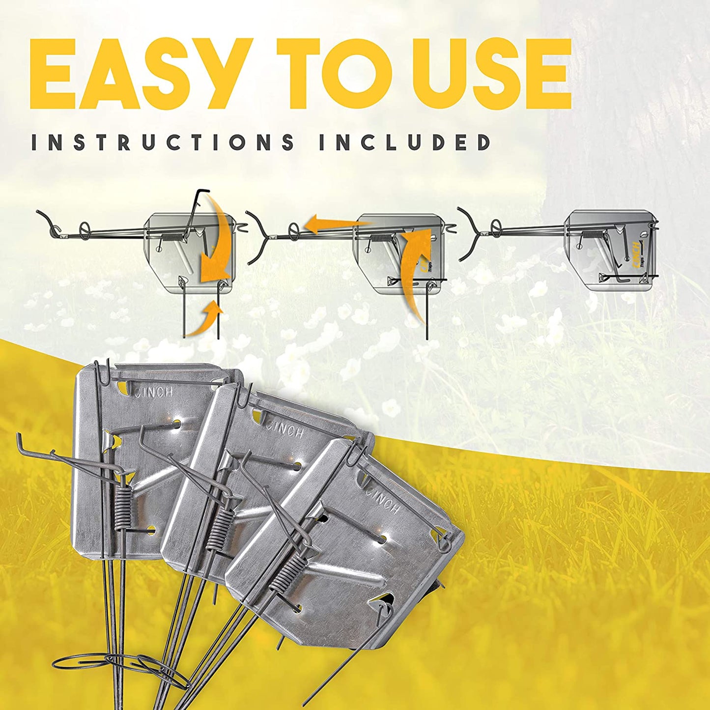 CINCH Mole Trap Case of 12pcs