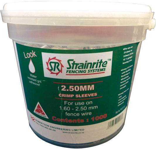 Strainrite Crimp Sleeves 12.5-16 Gauge Wire 3/4" long