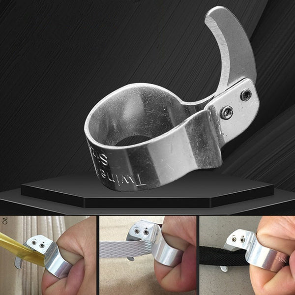 Finger Ring Knife with Curved Sharp Blade (Pack of 10)
