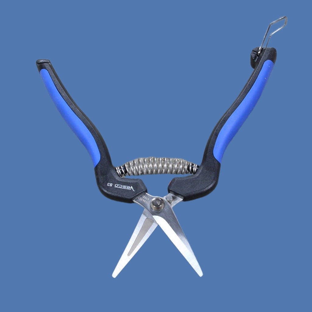 VESCO B3 Curved Long Blade Serrated Harvest Shear